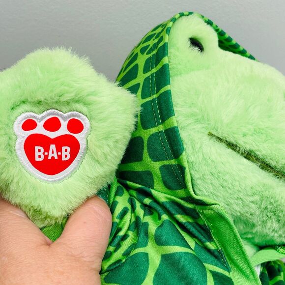 Build A Bear Plush Stuffed Spring Green Frog 9n Dinosaur Dragon Costume - Picture 2 of 7